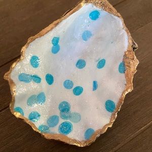 BLUE POKO DOT JEWELRY TRAY